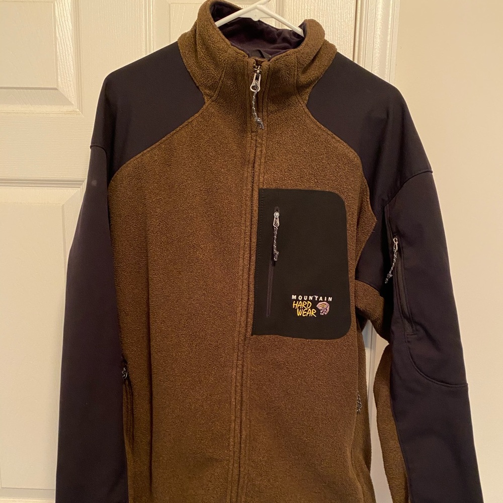 Men’s Mountain Hardwear fleece Schoeller jacket XL